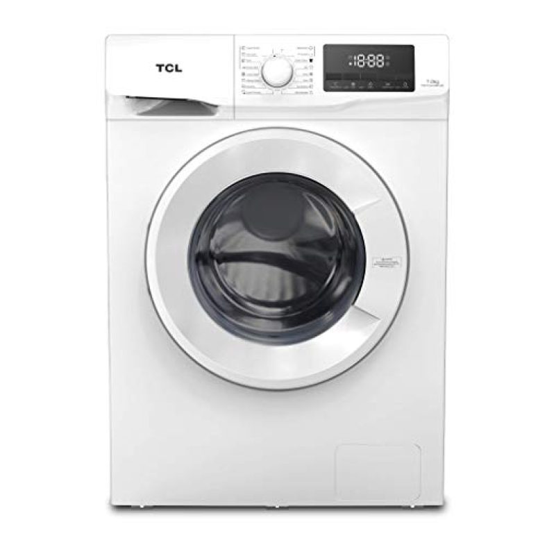 Tcl 7 Kg Fully-Automatic Front Loading Washing Machine (Twf70-G123061A03(N), White)