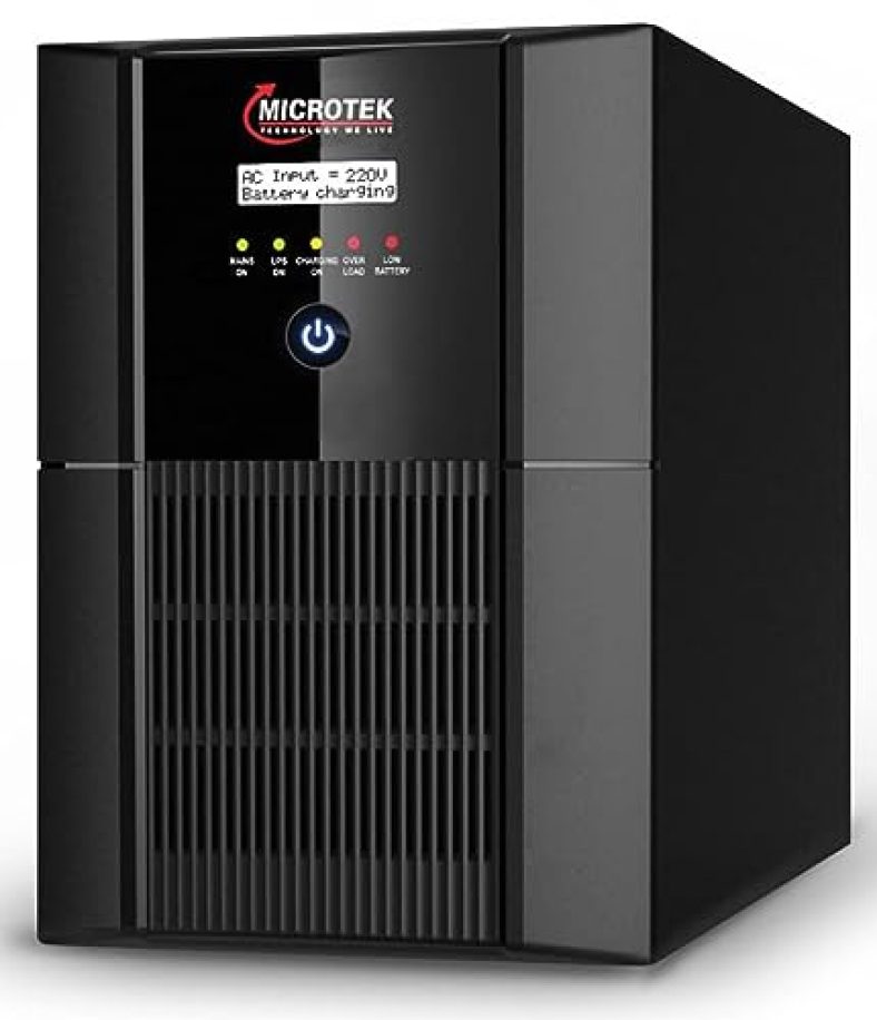Microtek Jumbo Pure Sine Wave & Dsc Based Technology Ups For Home, Office & Shops Working Power:2.2Kva/1760W (Jm Sw 2750+/24V)