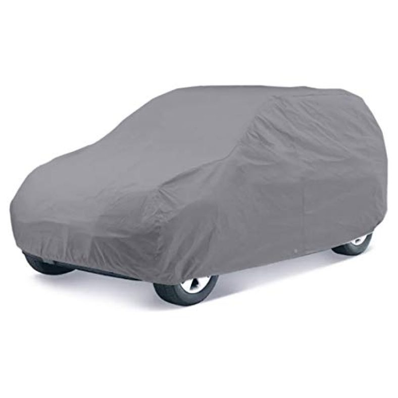 Arnv Mirror Pocket, Fabric Car Body Cover For Kia Seltos (Grey)