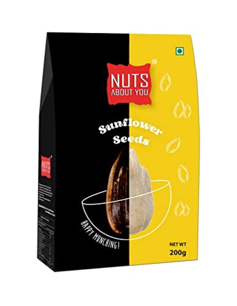 Nuts About You Sunflower Seeds, 200 G | Raw | Premium | 100% Natural| Diet Food