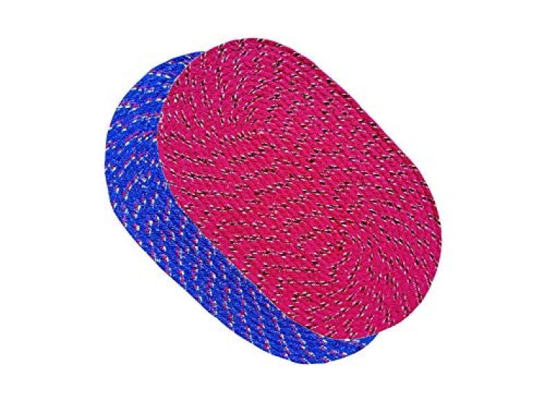 Status Cotton Door Mats For Home And Office, Set Of 2 Piece (Random Colour, 33X53 Cm)