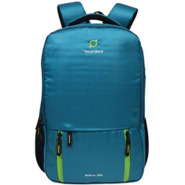 Murano Storm 33 Ltr Casual Backpack For Men Women With 3 Compartment And Polyester Water Resistance Backpack- Royal Blue
