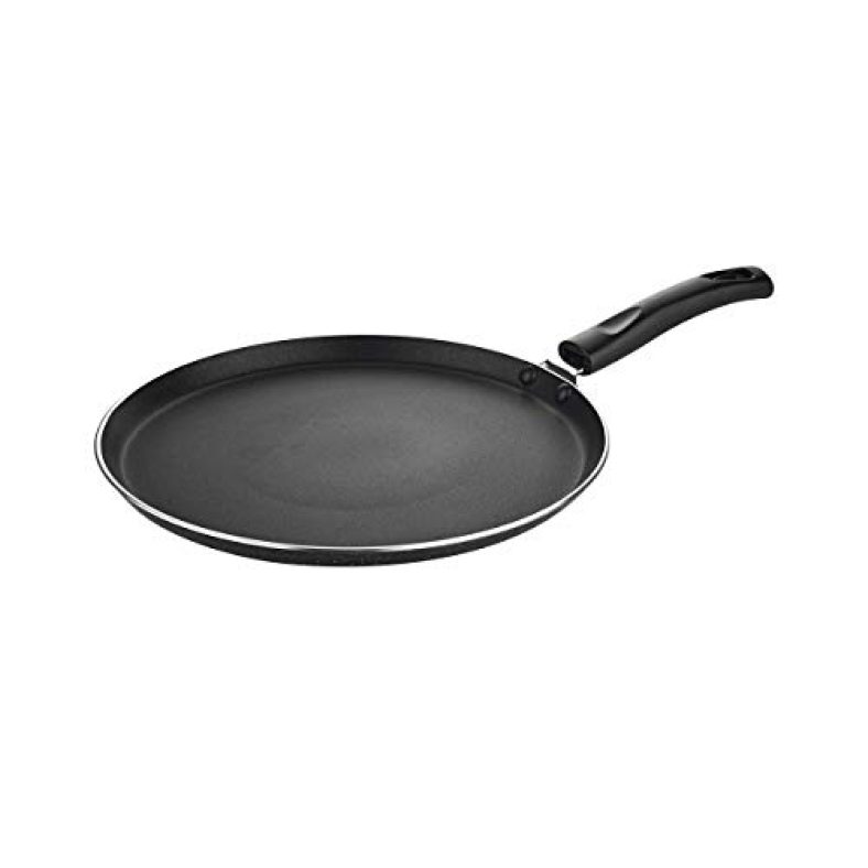 Attro Non-Stick Aluminium Gas Stove & Induction Compatible Dosa Tawa 28 Cm, Marble Grey