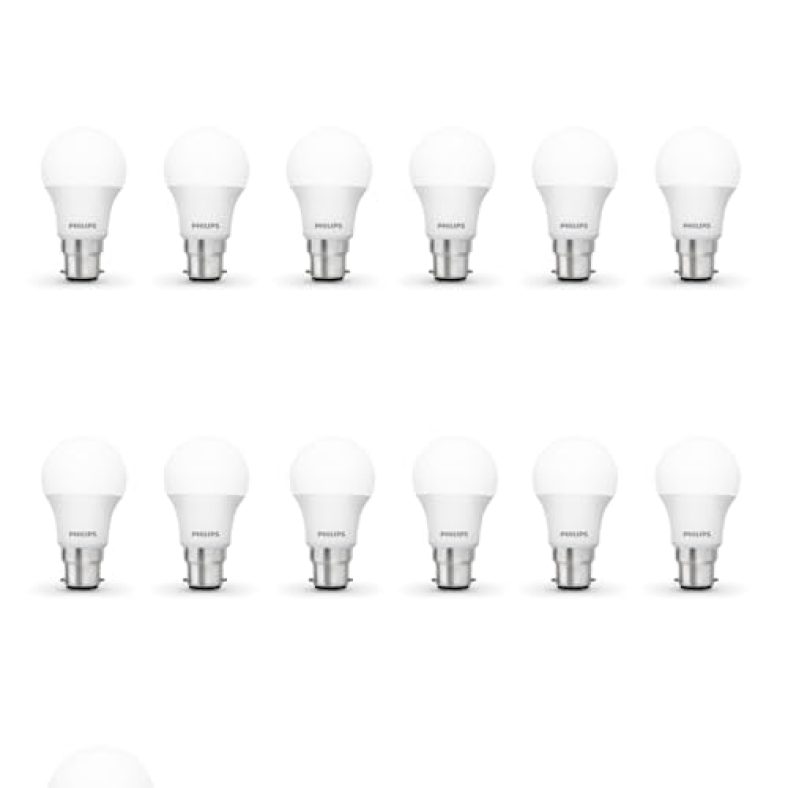 Philips Ace Saver 10W B22 Led Bulb,900Lm, Cool Day Light, Pack Of 12