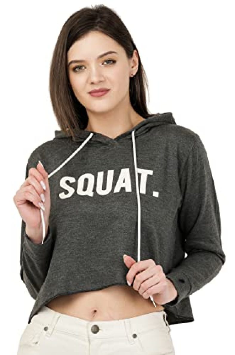 Leotude Women’S Loop Knit Hooded Neck Sweatshirt (05_Stargryy_P_Anthra_2Xl)