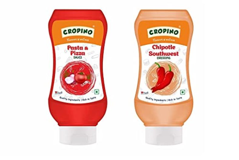 Cropino Combo Of Pasta & Pizza Sauce, 320Gm And Chipotle Southwest Dressing & Dips, 300G / Pack Of 2 / Perfect For Salads, Sandwiches, Burgers, Pizza, Penne Pasta, Spaghetti, Fusilli, Macaroni