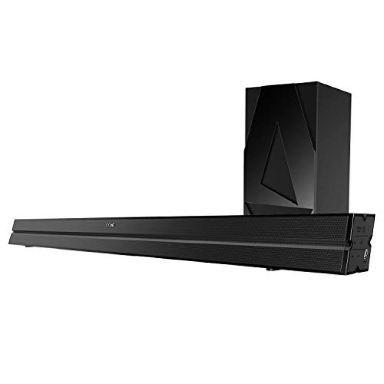 Boat Aavante Bar 1500 2.1 Channel Home Theatre Soundbar With 120W Signature Sound, Wired Subwoofer, Multiple Connectivity Modes, Entertainment Eq Modes And Sleek Finish (Black)