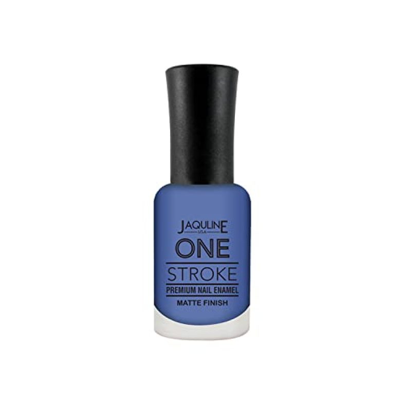 Jaquline Usa One Stroke Premium Nail Enamel | Purple Heart #J21 | 8Ml | Chip Resistant | Voluptuous Gel Finish|Impeccable Color | Seamless Application | Long-Lasting | Harmful Chemical Free