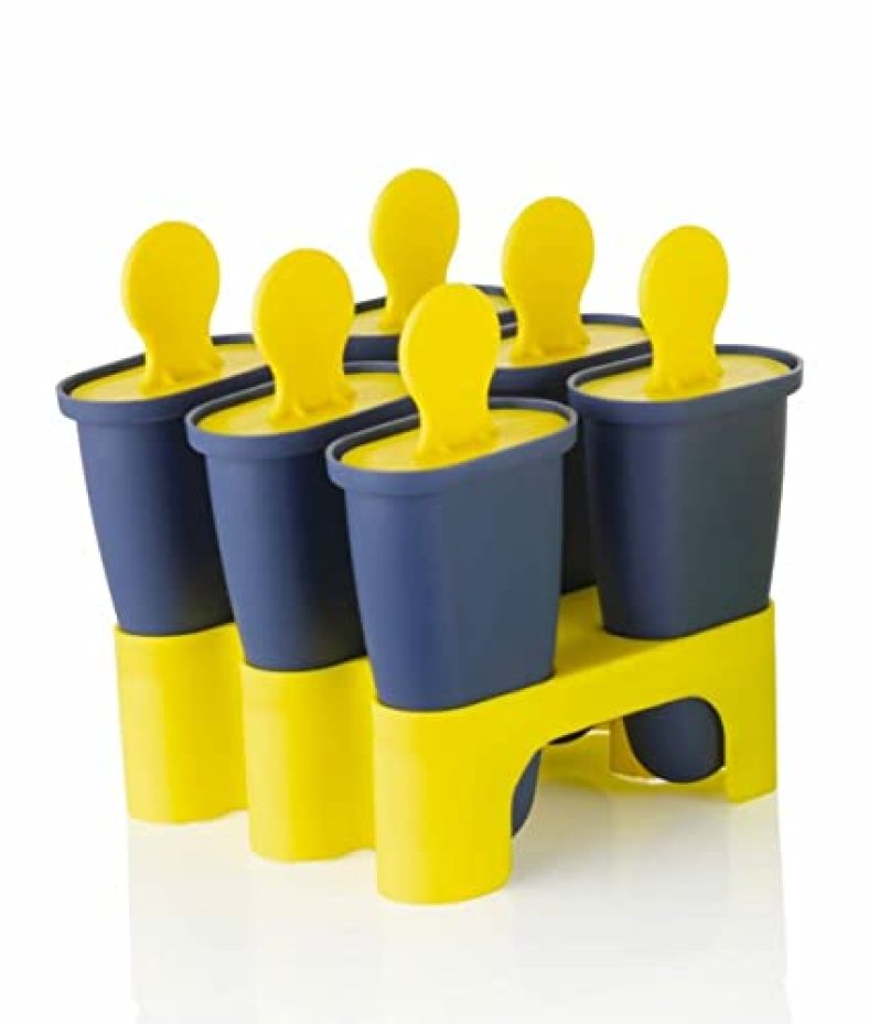 Hotmark Ice Candy Maker Mould 6 Pcs Set Kulfi Maker (Pack Of 1) Multicolor
