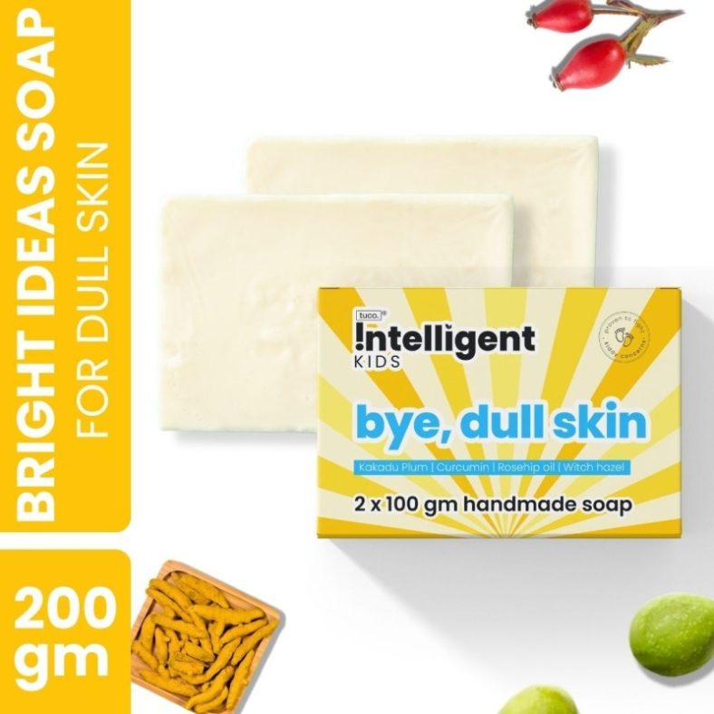 Tuco Intelligent Kids Bye, Dull Skin Soap Pack Of 2(2 X 100 G)