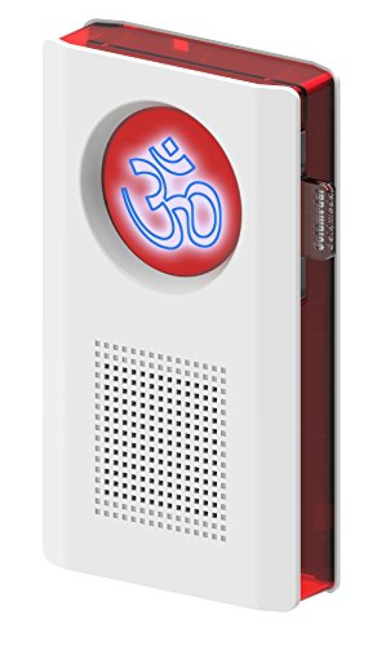 Goldmedal Curve Plus 204080A Plastic Ekaant-Mantra Bell (White And Red)