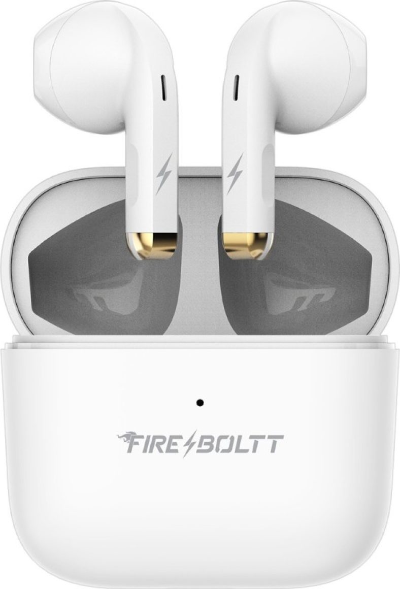 Fire-Boltt Fire Pods Ninja G201 Earbuds Tws Iwp Hd Calls, Quick Charge 24Hrs Playback Bluetooth Headset(White, True Wireless)