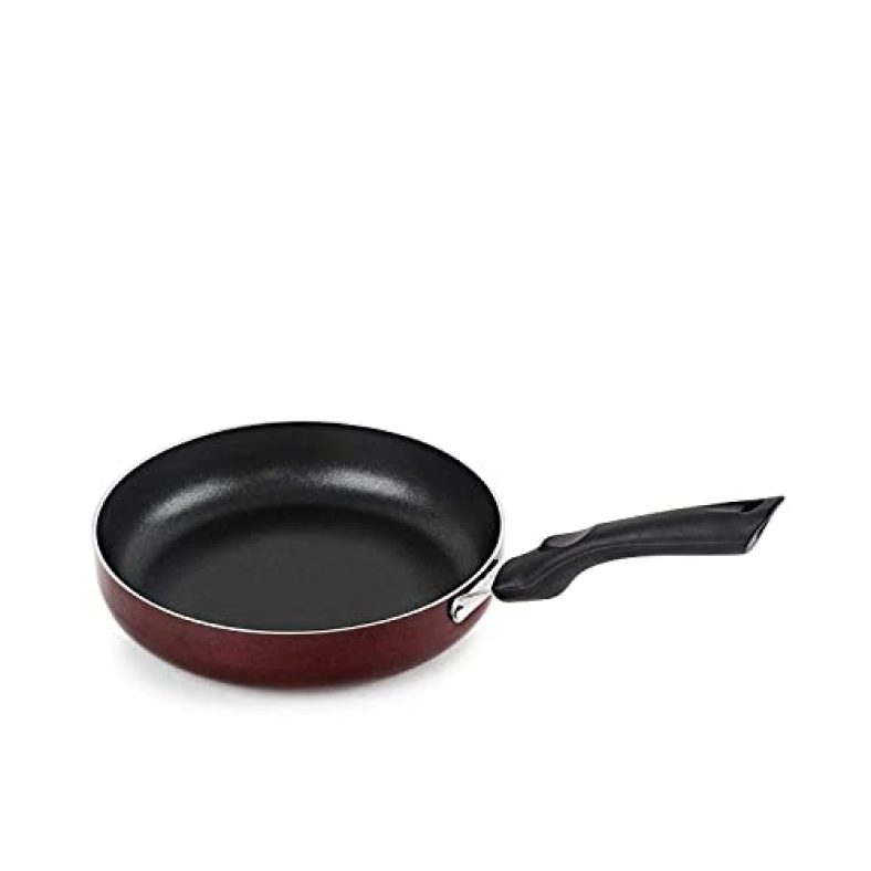 Cello Non Stick Induction Base Frying Pan/Tapper Pan, 220 Mm, Cherry,Aluminium