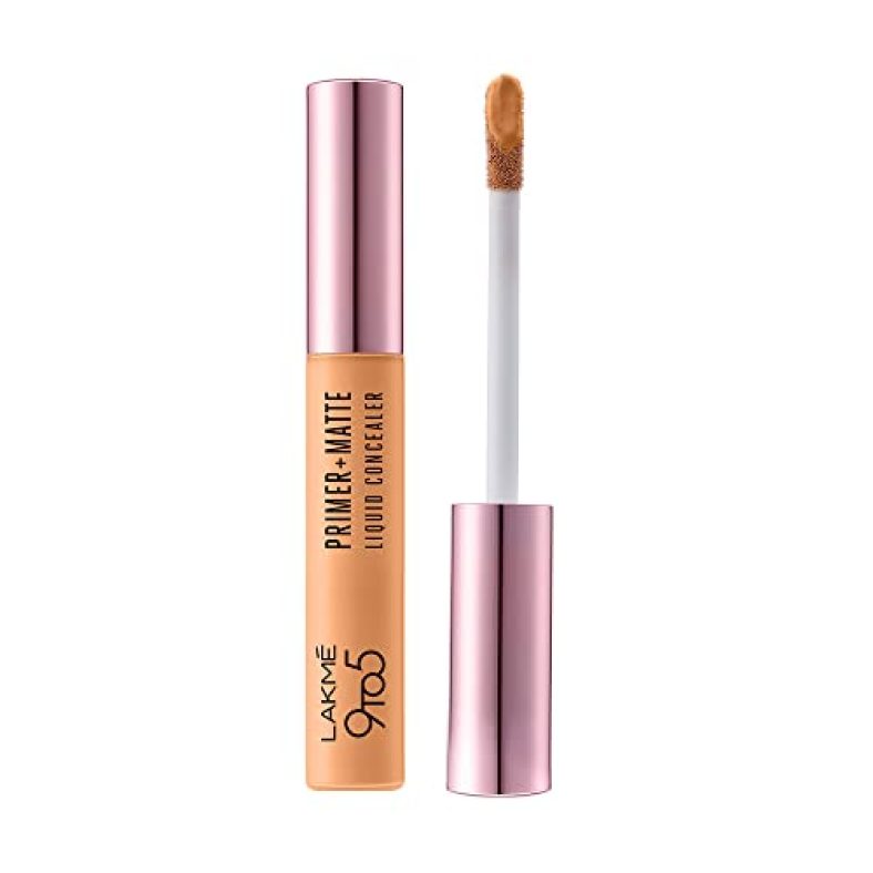 Lakme 9To5 Primer+Matte Liquid Concealer 16 Sand, 5.4 Ml