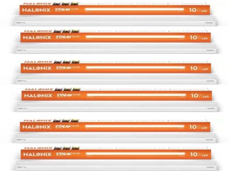 Halonix Streak Square Straight Linear Led Tube Light(White, Pack Of 6)