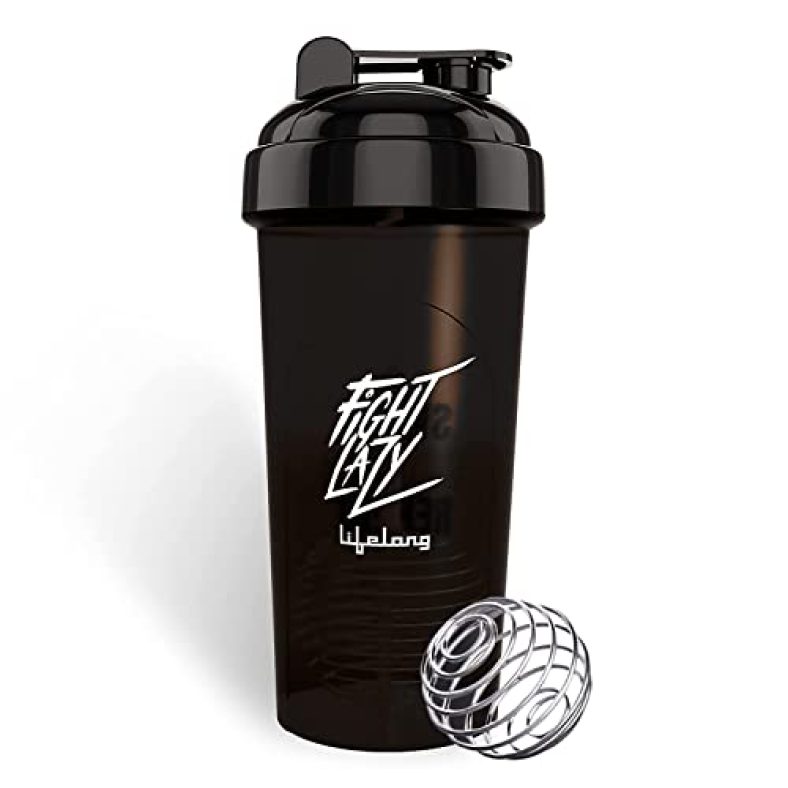 Lifelong Protein Shaker|Stylish Protein Shaker Bottle|Sipper Bottle|Gym Bottle For Protein- 700Ml (Llshb01, Black, 6 Months Warranty)