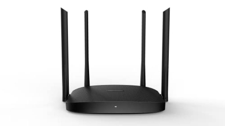 Hikvision 1200Mbps Wireless Router|Dual Band Support|Four 5-Dbi Amplified Antennas|4 × Rj45 Slots|Client + Ap, Wisp, And Ap Support|Beamforming Supported|Convenient Management(Black,Ds-3Wr12C)
