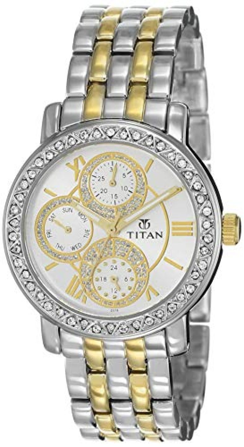 Titan Purple Analog Silver Dial Women’S Watch-Nl9743Bm01/Np9743Bm01