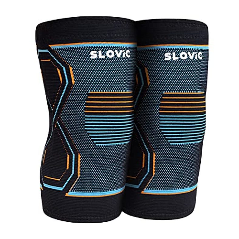 Slovic Knee Support For Gym Squats (Large) Pain Relief Knee Cap For Men And Knee Caps For Women One Year Warranty On Multipurpose Knee Caps