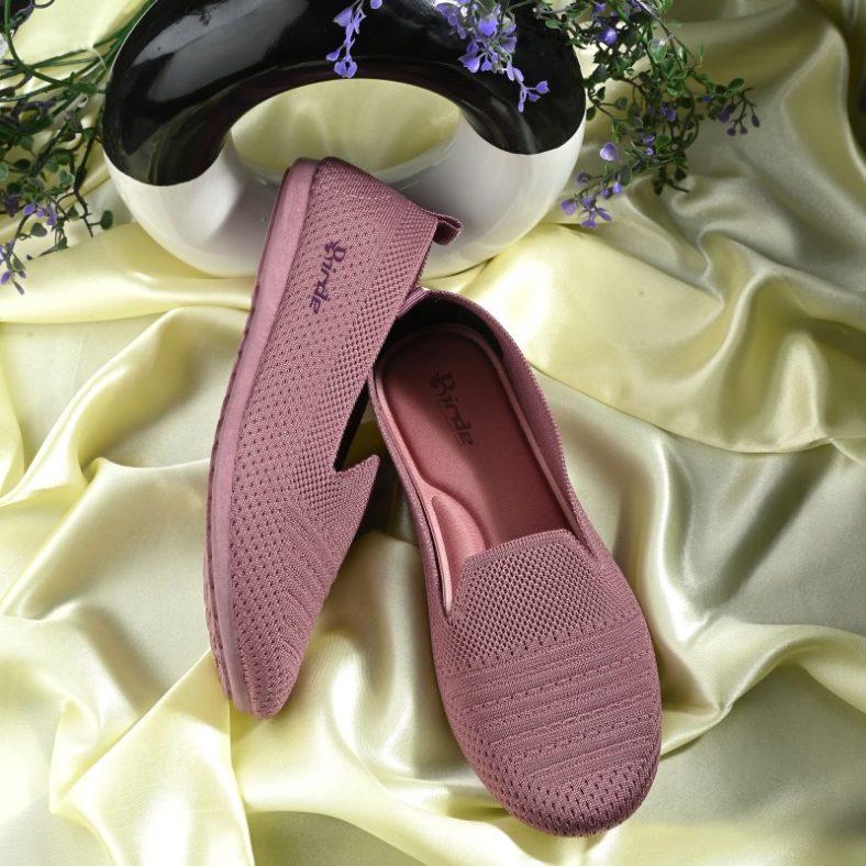 Birde Premium Memory Foam Comfortable Stylish Lightweight Bellies For Women(Pink)