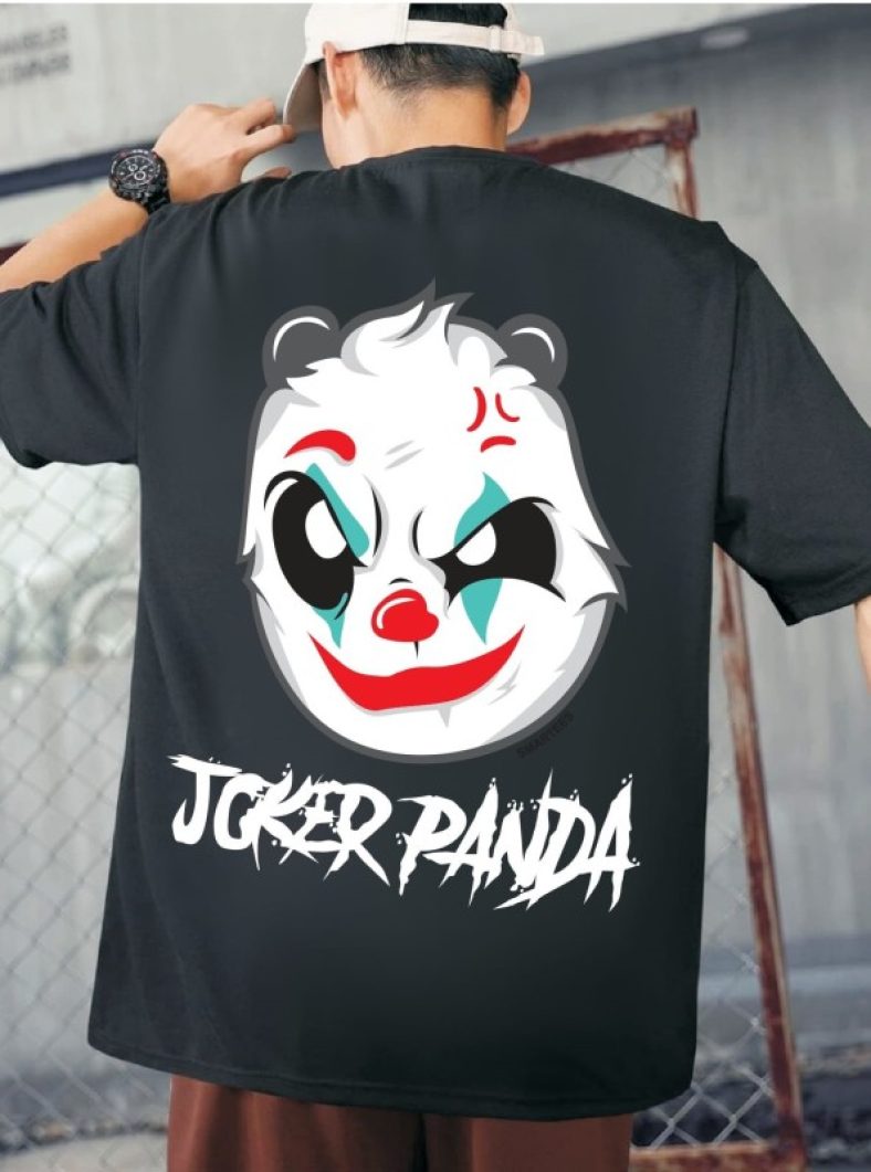 Smartees Printed, Typography Men Round Neck Black T-Shirt