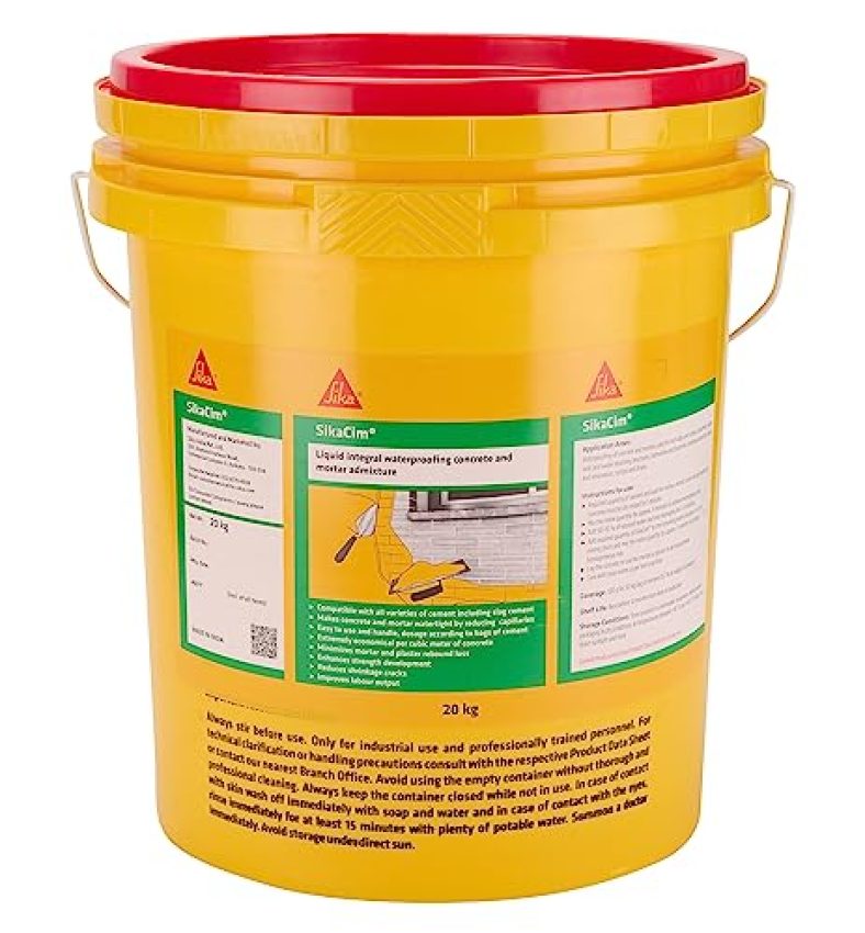 Sika – Sikacim – Liquid Waterproofing Concrete And Mortar Admixture, For Slabs, Beams And Columns – 20Kg