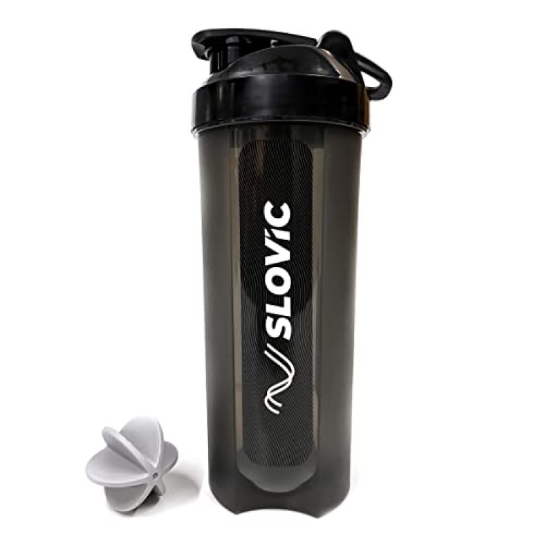 Slovic Shakers For Protein Shake, Plastic Free Gym Bottles For Men, Odor Free Protein Shaker Bottles For Protein Shake, Leakproof Gym Shaker Bottle