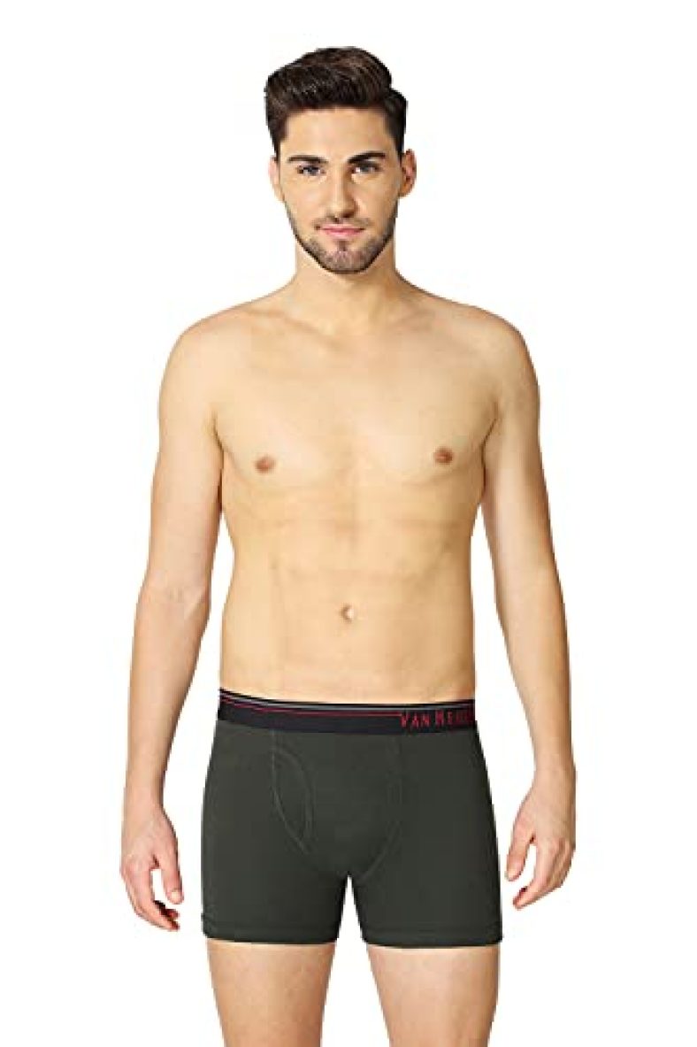 Van Heusen Men Cotton Briefs Pack Of 2 (Ihkebx1Cmb210032_S_Grey_S)