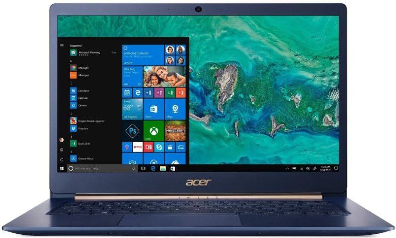 Acer Swift 5 Core I5 8Th Gen 8250U – (8 Gb/512 Gb Ssd/Windows 10 Home) Sf514-52T -59Jy Thin And Light Laptop(14 Inch, Charcoal Blue, 0.97 Kg)