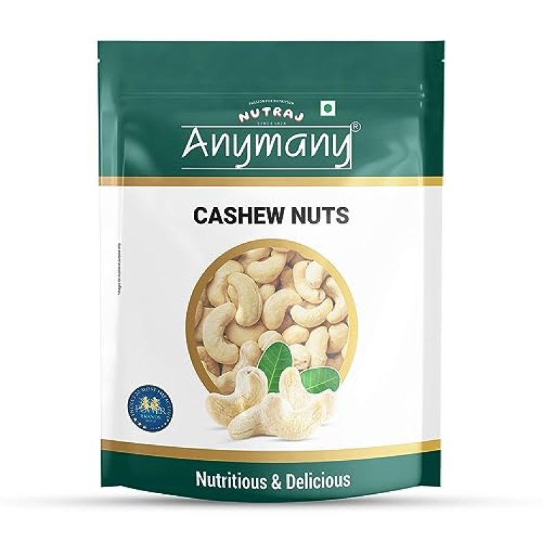 Nutraj Anymany Cashew 400G (W450 Grade) | Nutritious, Delicious & Crunchy Whole Kaju | Rich In Magnesium, Copper & Phosphorus