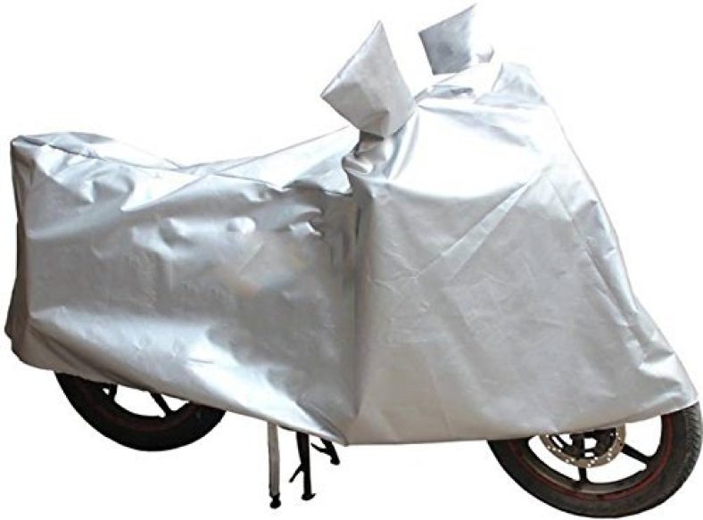 Arnv Universal Body Cover With Mirror Pockets For Bike | Grey And Silver