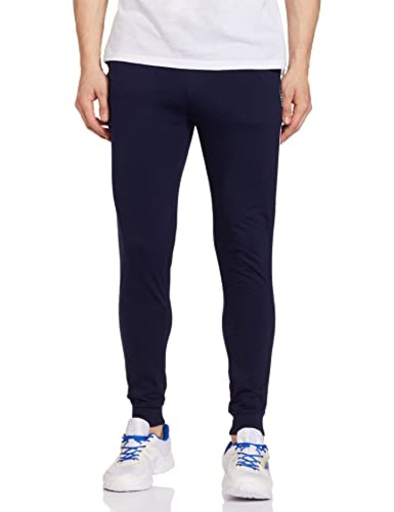 Integriti Men’S Regular Track Pant_Navy Blue / White_M