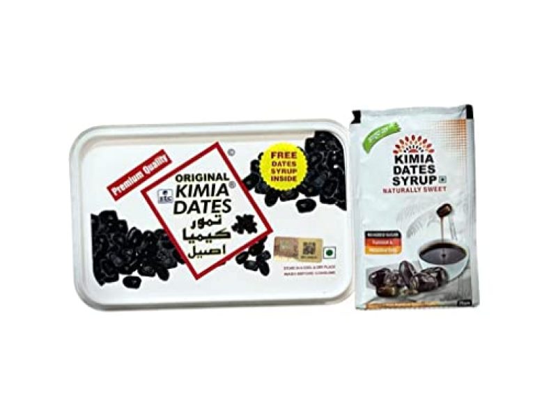 Kimia Dates Original Khajur Kimia Mazafati Dates Soft Dates Fresh Juicy Dates Kimia Box 400G With Free Dates Syrup (400X1 = 400Gm (Pack Of 1))