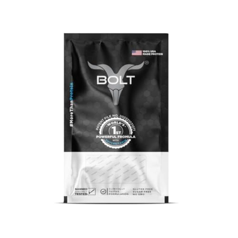 Bolt 100% Whey Protein Powder|25G Protein Per Serving |With Superfood Phycocyanin|Usa Formulation & Origin|Muscle Building|Bone Strength, Immunity, Healthy Skin, Hair & Nails|33G (01 Serving)|Chocolate