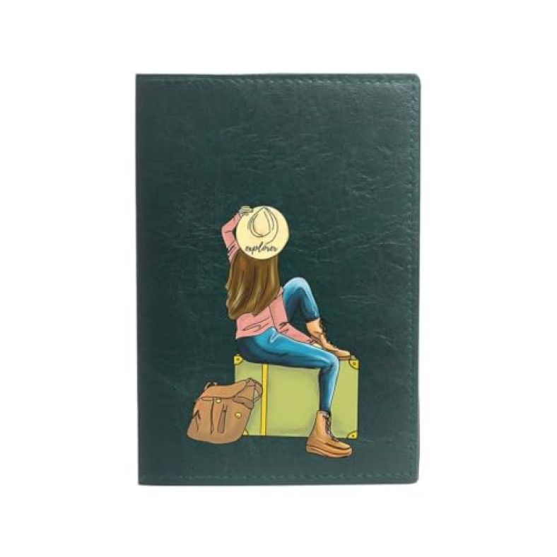 The Messy Corner Unisex Passport Cover For Men, Women | Wanderlust | Vegan Leather Passport Cover For Travel