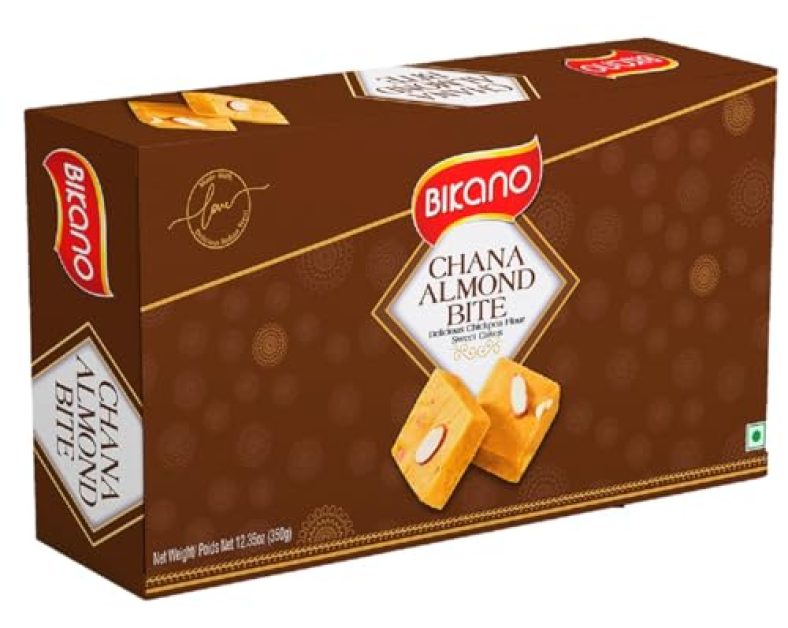 Bikano Chana Almond Bite 350Gram Sweets Mithai