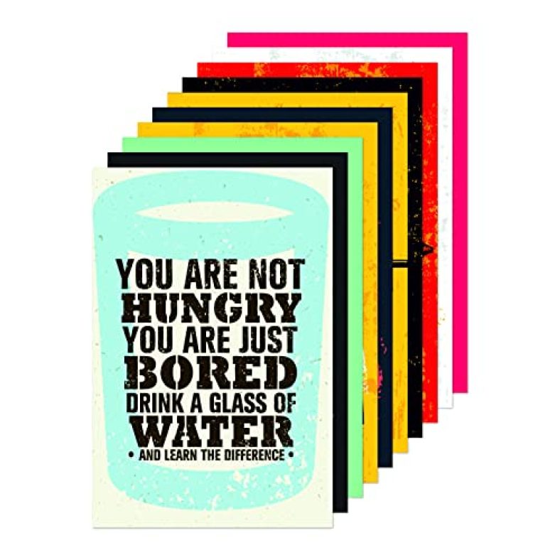 Printelligent Quote And Motivational Poster Set Of 10 Size (45 Cm X 30 Cm) (B)