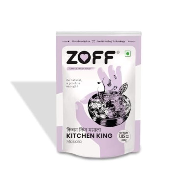 Zoff Kitchen King Masala (200G | 7.5Oz) | All Natural | Vegan | No Colors | Indian Origin