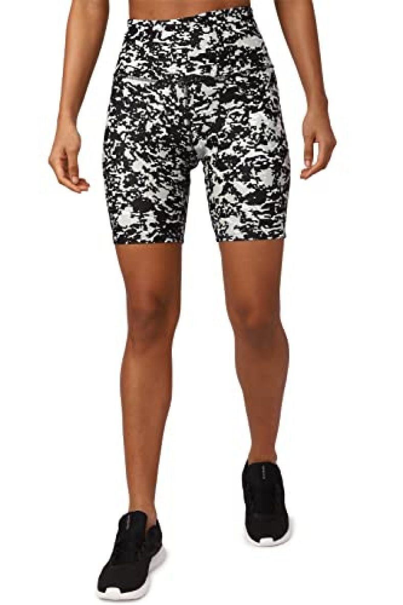 Reebok Women’S Modern Safari Legg Short Tights (Hm1335-L, Black, L)