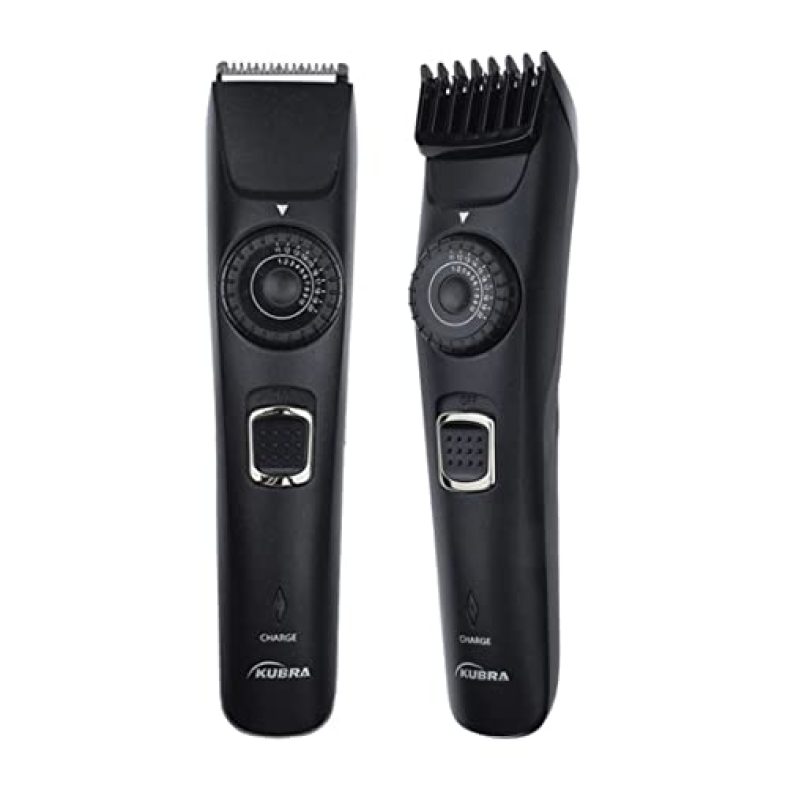Kubra Kb-1001 All-In-One Trimmer For Men, Black | Trimmer Men Usb Charging, 90 Min Runtime | Shave, Cut, Trim – Best Suited For Face & Body | Ultra Sleek, Easy To Carry