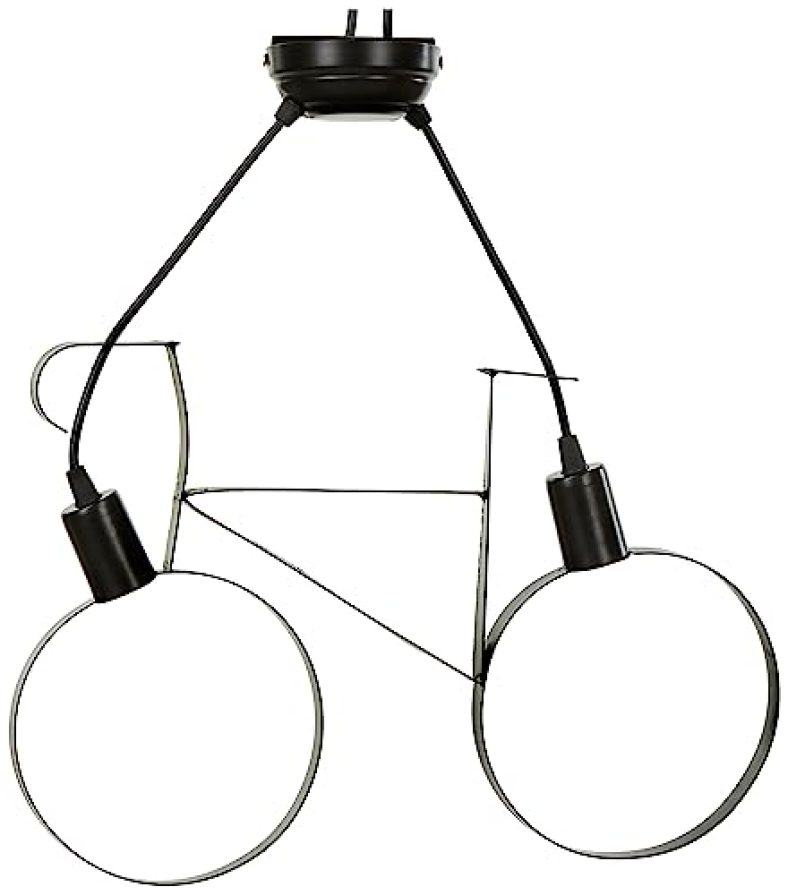 Lexton 40W Cycle Shape Ceiling & Pendant Lamp (Black)