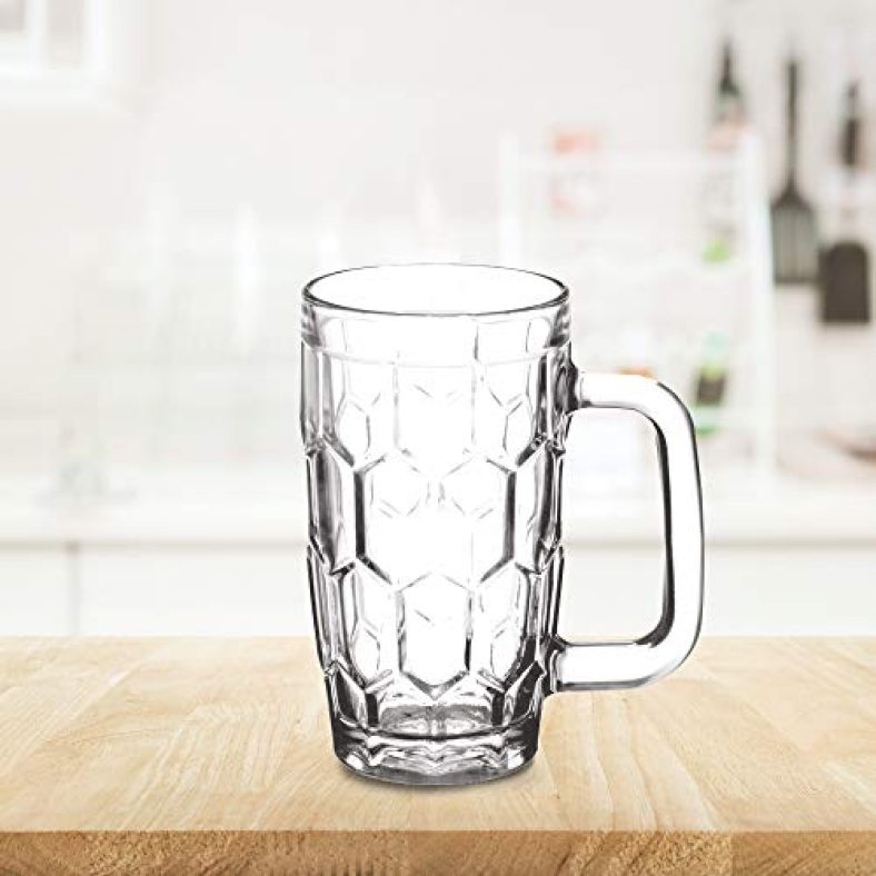 Yera Fructose Glass Juice Mugs Jm10A 300 Ml (Transparent) – 6 Pieces