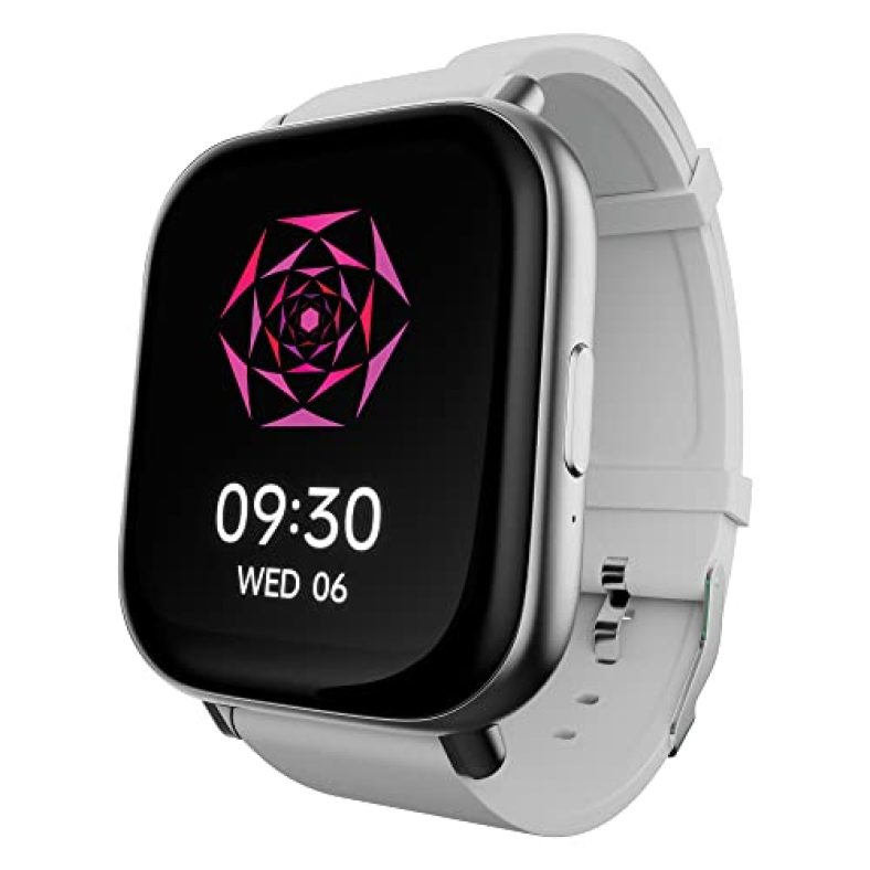 Sens Edyson 1 Smartwatch With 1.7 Display, Bt Calling, Ai Voice Assistant, 150+ Watch Faces & Free Additional Strap (Platinum Grey)