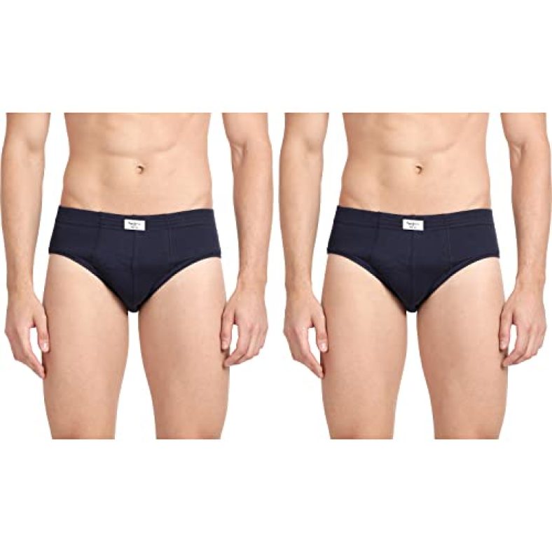 Pepe Jeans Innerwear Men’S Brief (Pack Of 2) (Clb01-02_True Blue_True Blue-70-75)