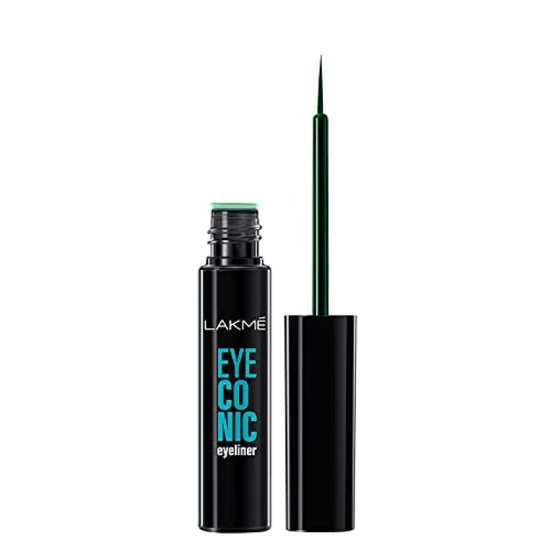 Lakmé 9To5 Eyeconic Liquid Liner Green, Matte, 4.5Ml