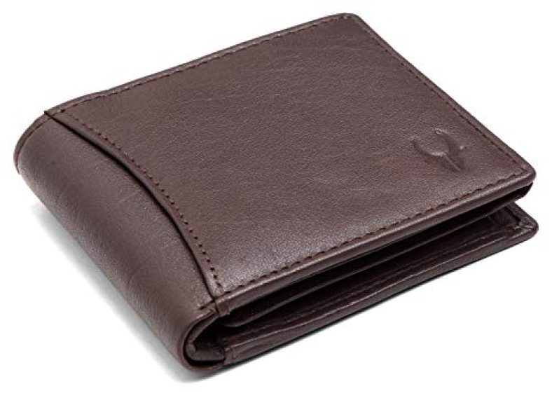 Wildhorn Brown Leather Wallet For Men I 9 Card Slots I 2 Currency & Secret Compartments I 1 Zipper & 3 Id Card Slots