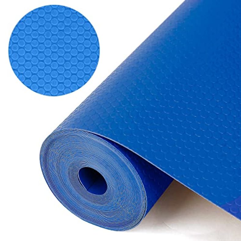 Stitchnest Multipurpose 50 Cm X 1.5 M Super Strong Anti-Slip Bathroom Kitchen Cabinet Drawer Shelf Mat Liner Sheets Roll, Fridge Mat, Table Mat (50 Cm X 1.5 Meters Roll) Ethylene Vinyl Acetate