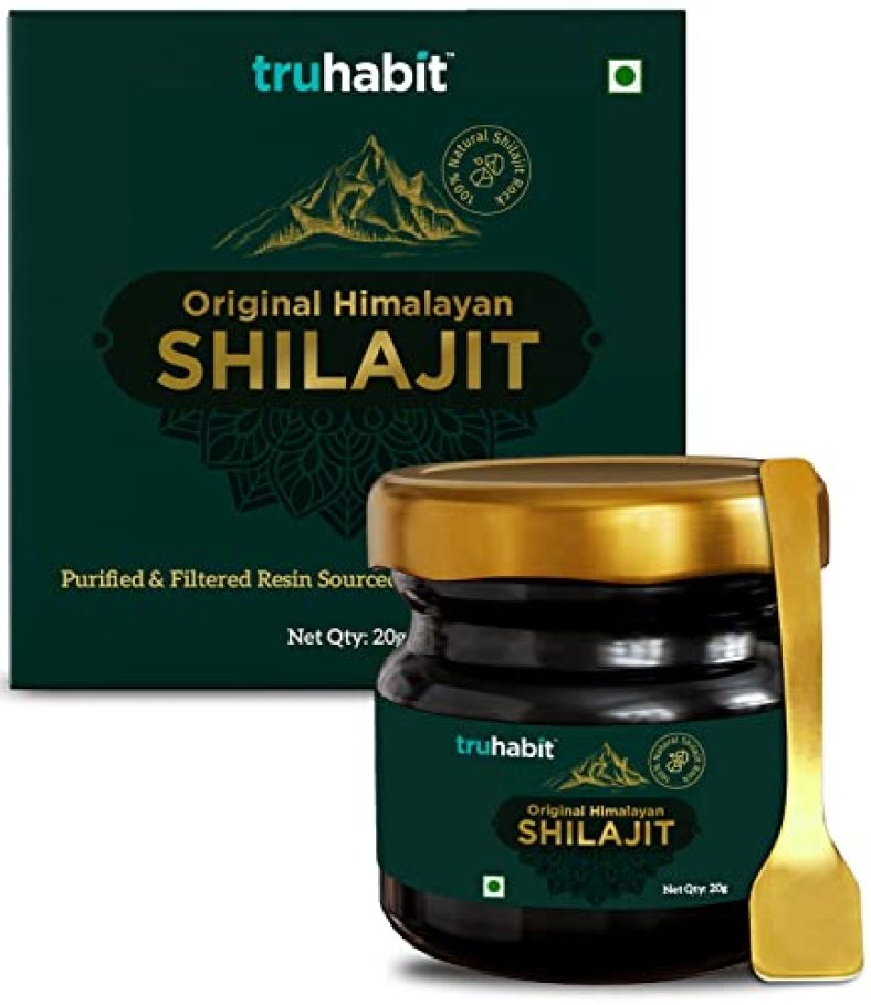 Truhabit Original Himalayan Shilajit For Man/Woman (20G), Shilajit Original Resin, Silajit Original Himalayan Natural Stamina Booster For Men, Lab-Tested Shilajit Resin