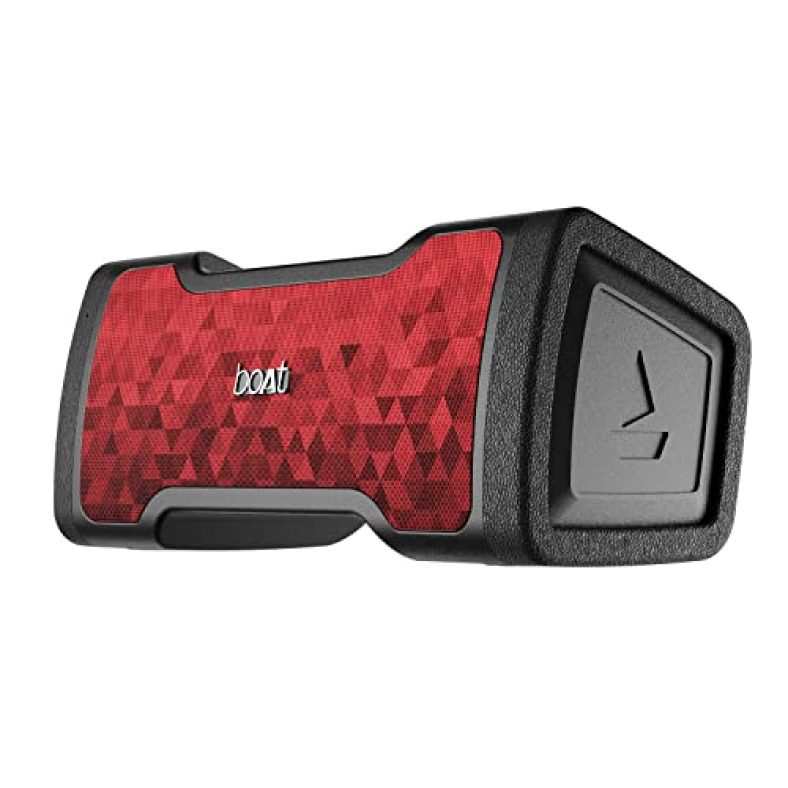 Boat Stone 1000V2 14W Bluetooth Speaker Signature Sound, Upto 8 Hours Playback, Rugged Design, Integrated Controls, Bluetooth V5.0, Ipx5, Type-C Interface(Ballistic Black)