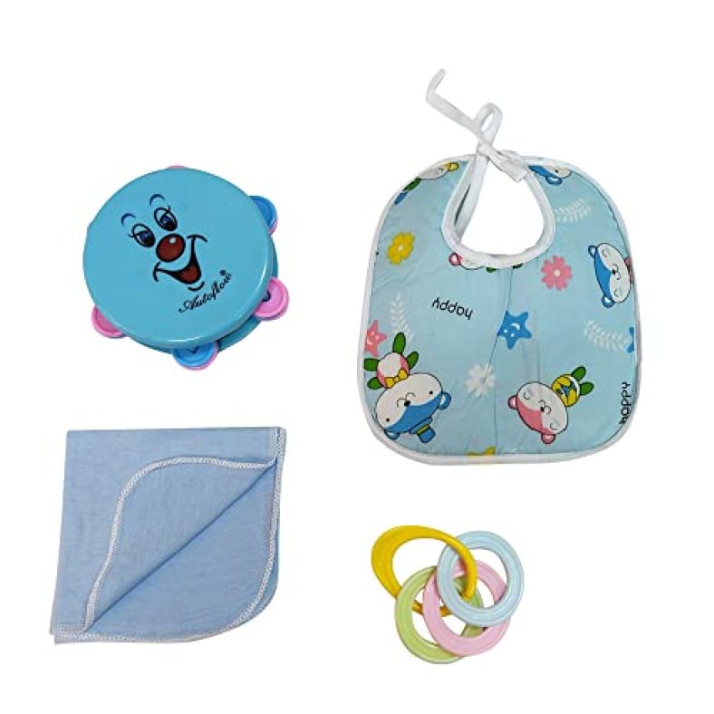 Love Baby Rattle Toys For Baby Colorful Attractive Plastic Non Toxic Set, Bpa Free For New Born And Infants – Bt26 Blue P1